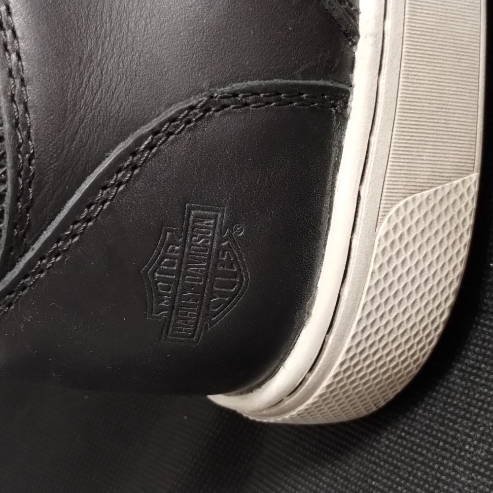 HARLEY DAVIDSON Men's Dixon Moto Black Sneaker Riding Motorcycle Boots - Picture 6 of 11